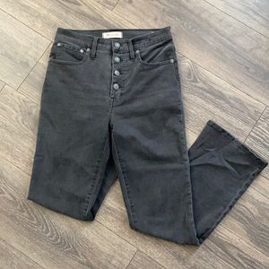 Madewell Black Button Up Cali Demi Denim